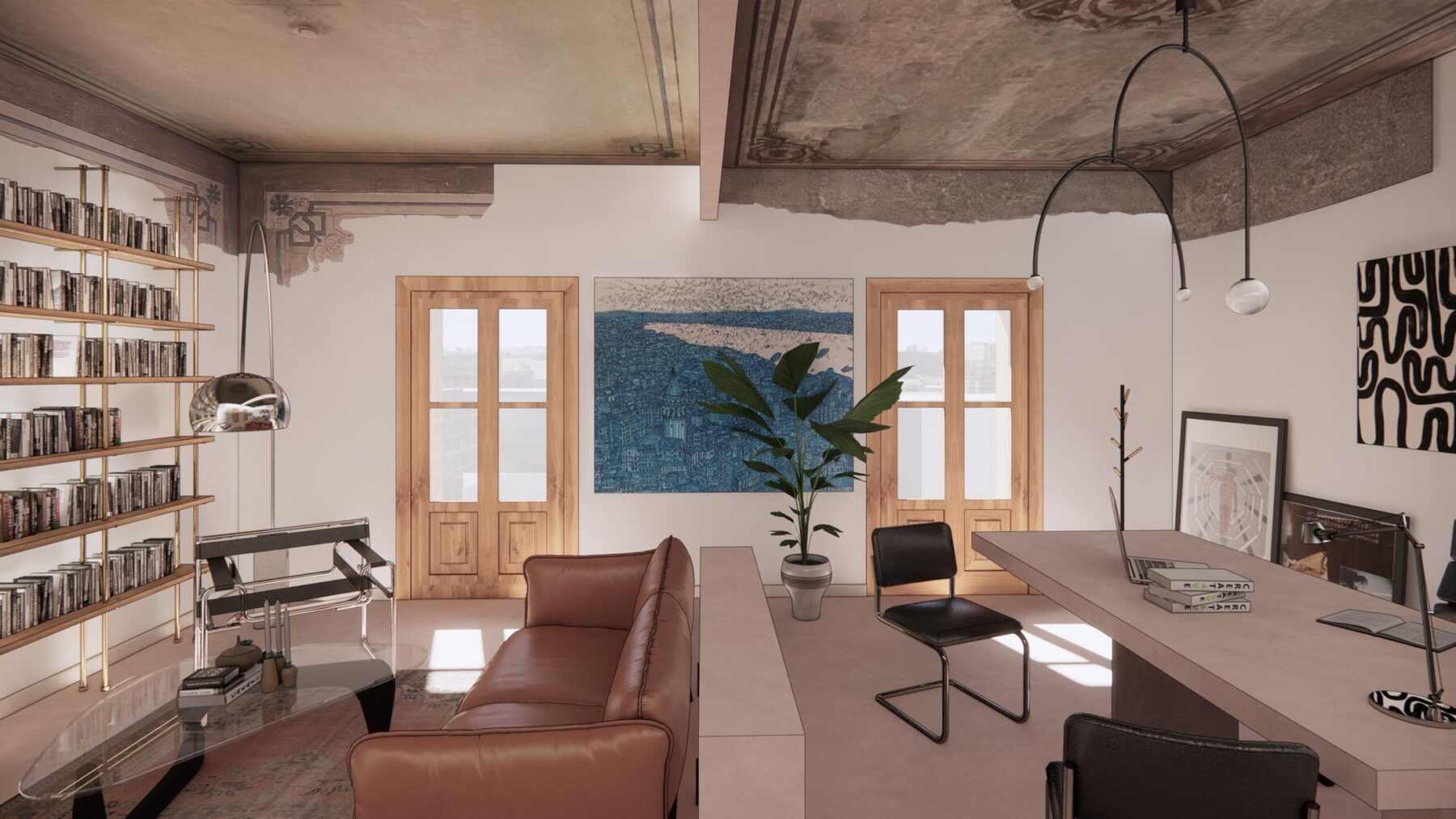 Istanbul Cinema Museum Offices, Cafe & Sales Area