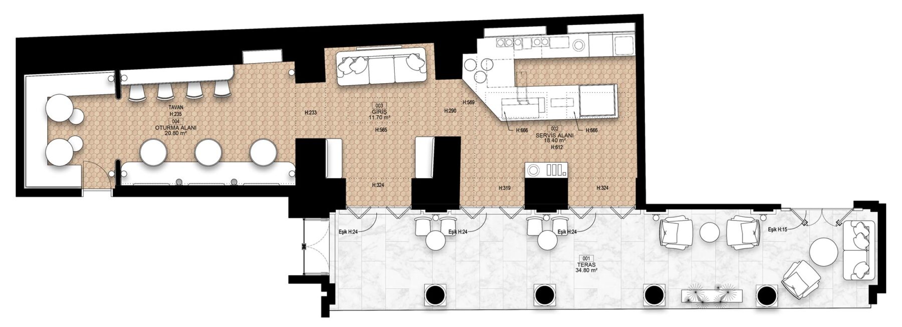 Istanbul Cinema Museum Offices, Cafe & Sales Area