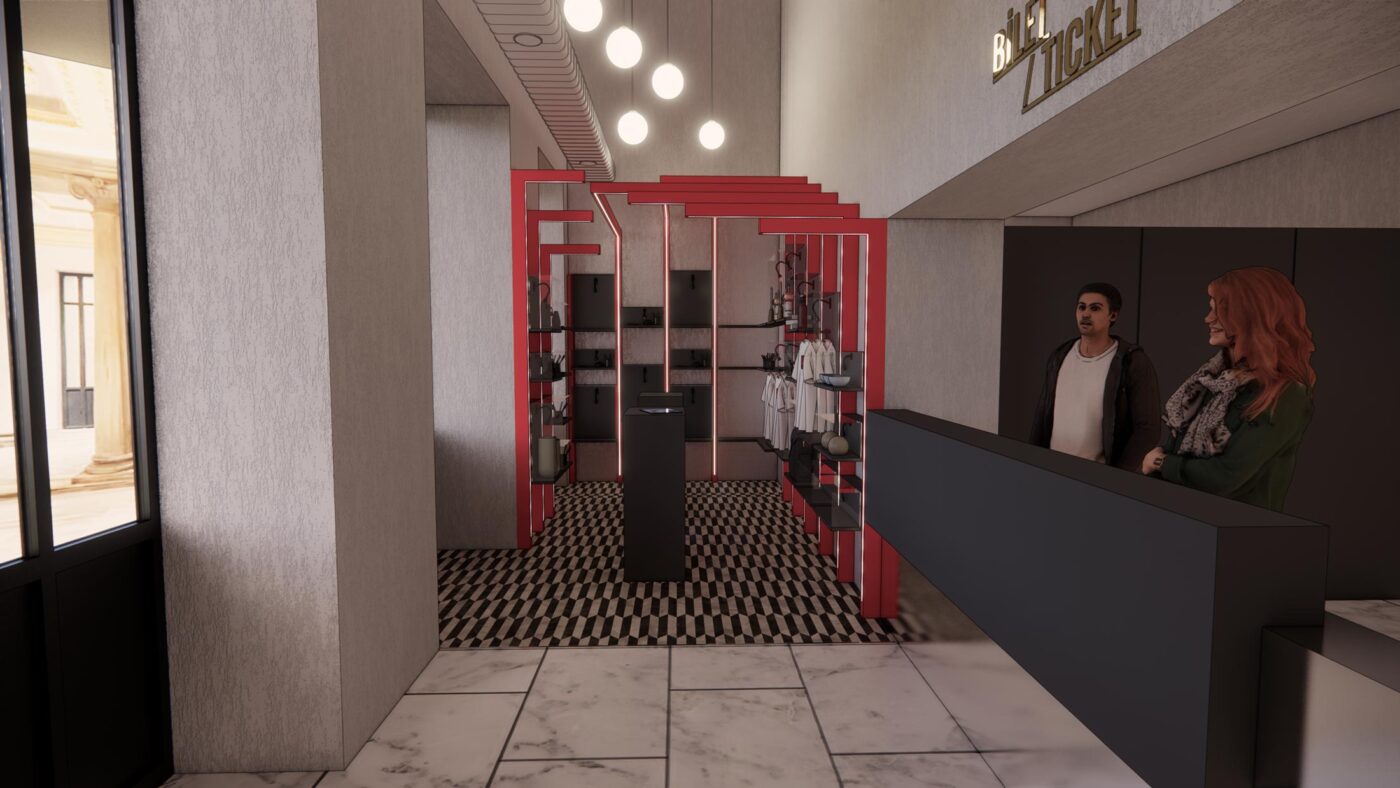 Istanbul Cinema Museum Offices, Cafe & Sales Area