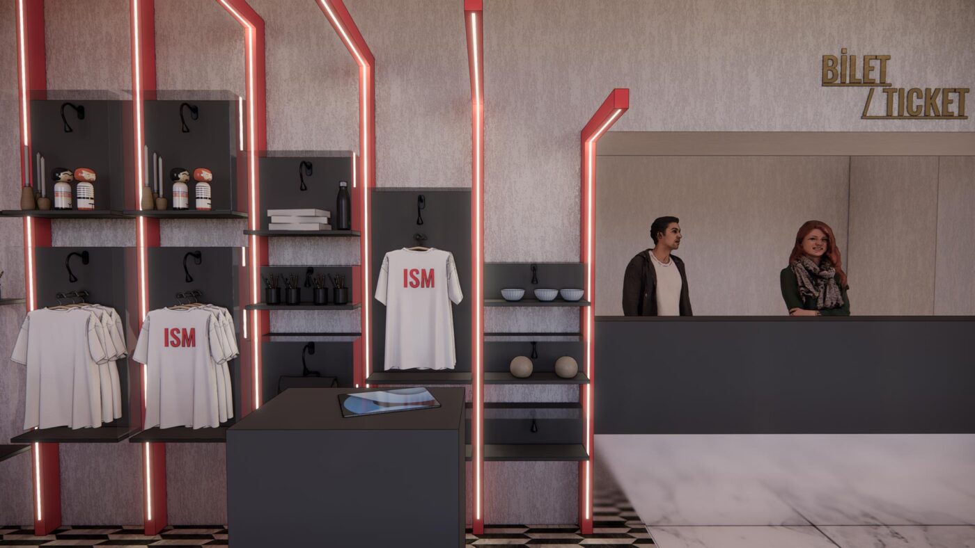 Istanbul Cinema Museum Offices, Cafe & Sales Area